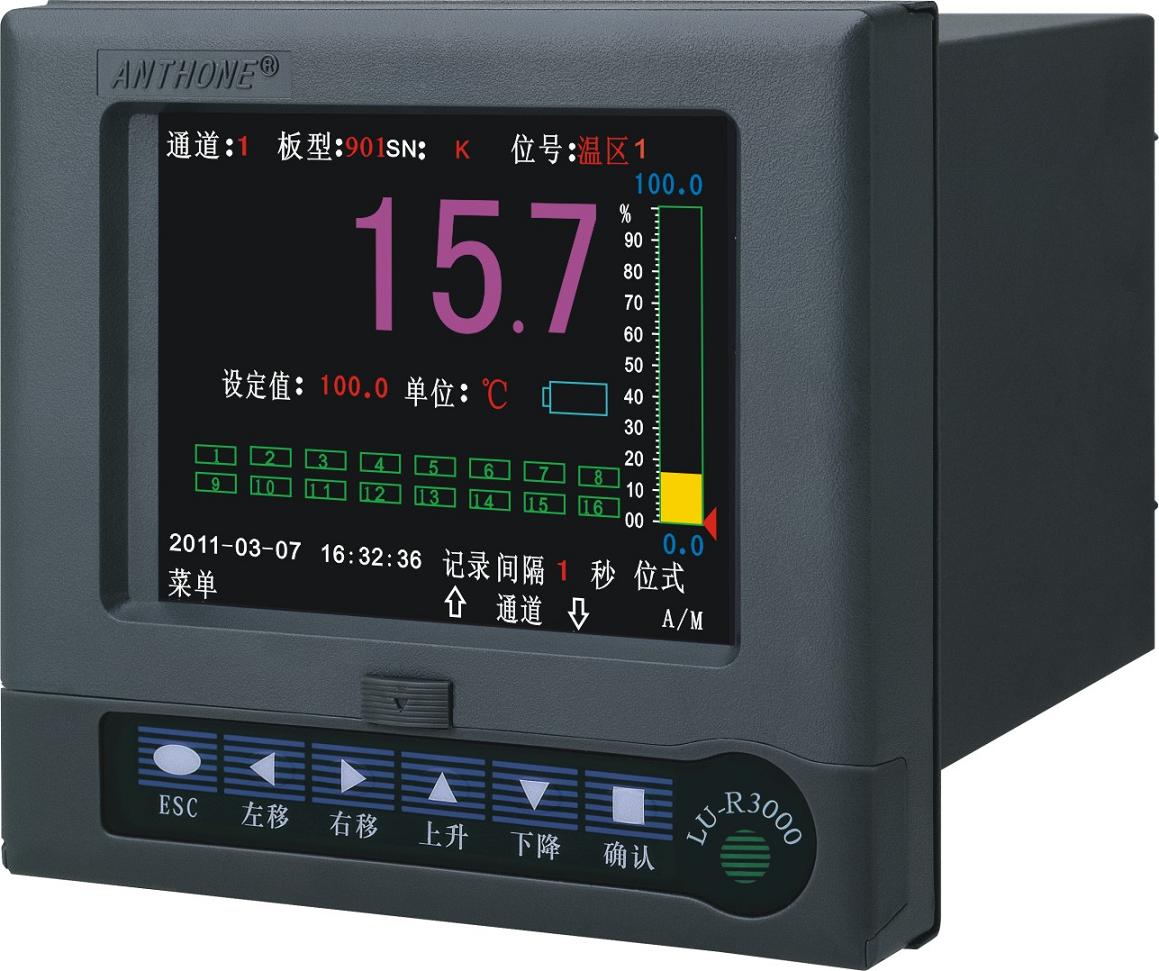 LU-R3000彩色液晶顯示控制無紙記錄儀